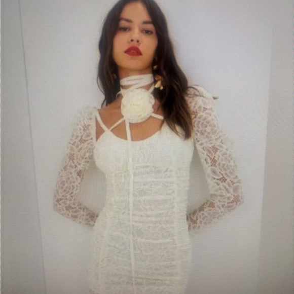 For Love And Lemons Dresses & Skirts - New With Tags NWT For Love & Lemons Lace Dress with flower choker.   XS